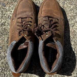 Skechers Brown and Gray Boots with Rugged Comfort